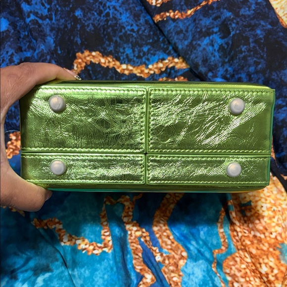 Brandon Blackwood Medium trunk Metallic Green Bag - Picture 5 of 6